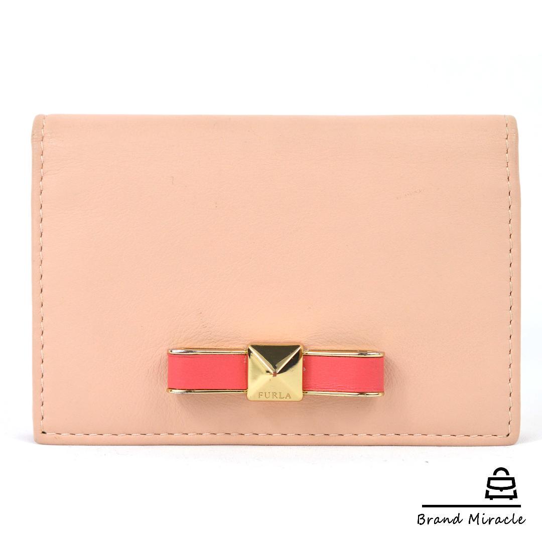 美品】フルラ FURLA 名刺入れ カードケース カード入れ リボンモチーフ - メルカリ 美品】フルラ FURLA 名刺入れ カードケース カード入れ リボンモチーフ - メルカリ