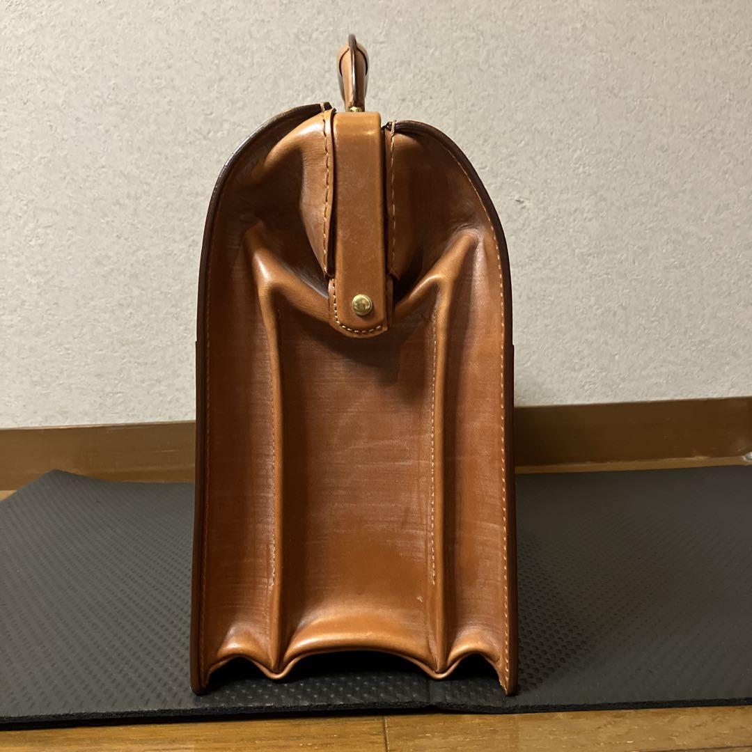 【大峽製鞄 ザ・ダレスバッグ クロコダイル使用】 (1135-BTL×CRC) 大峽製鞄－『スリム・ダレス』ダレスバッグ1気室【0953-2-BTL】