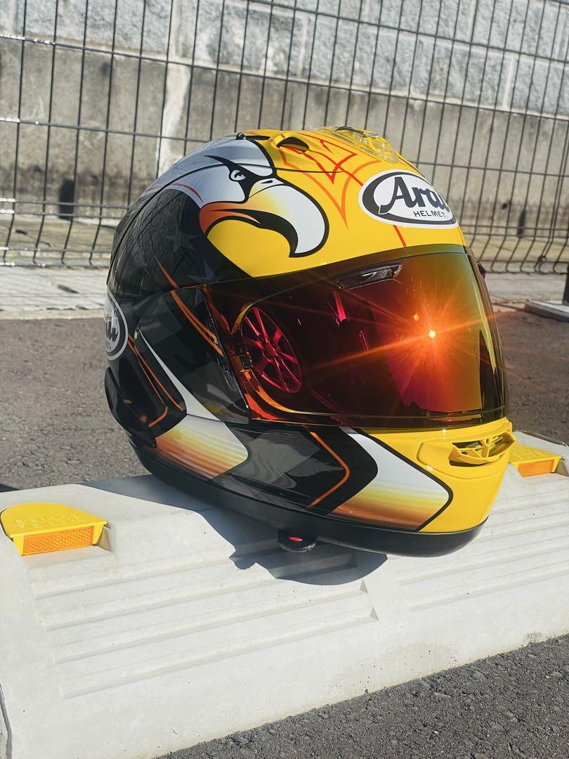 バイク用ヘルメット イエロー/ブラック Arai バイク用ヘルメット イエロー/ブラック RX-7X - メルカリ