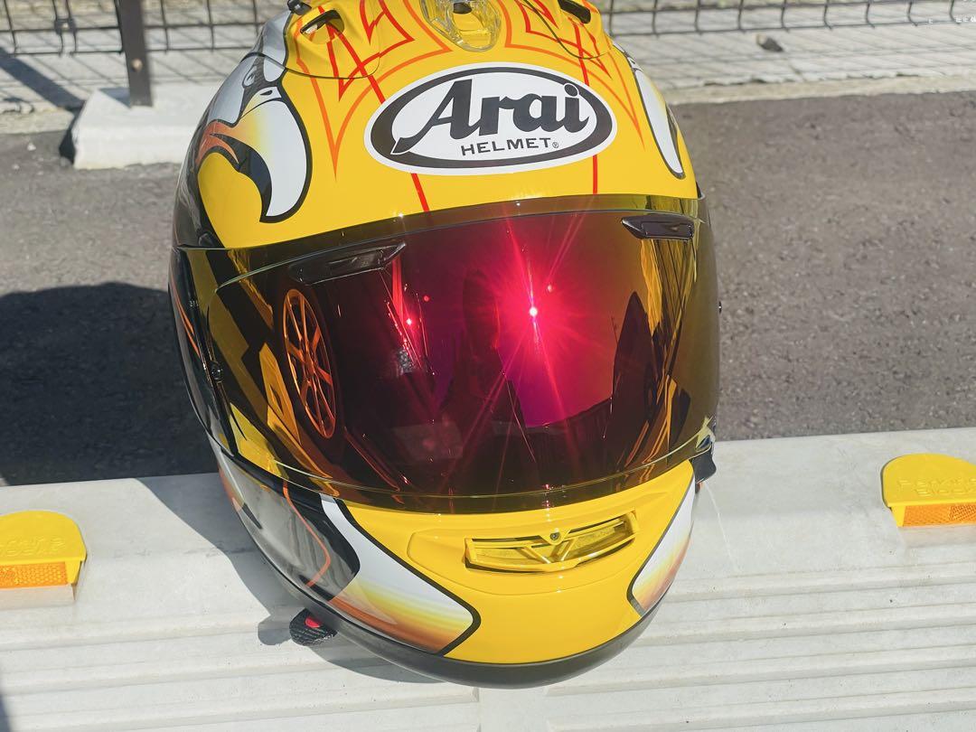 バイク用ヘルメット イエロー/ブラック Arai バイク用ヘルメット イエロー/ブラック RX-7X - メルカリ