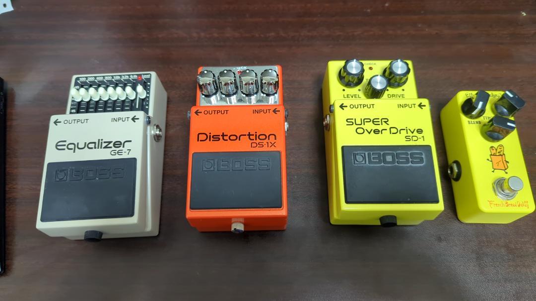 エフェクターセット　BOSS　GE-7 + DS-1X + SD-1 + おまけ