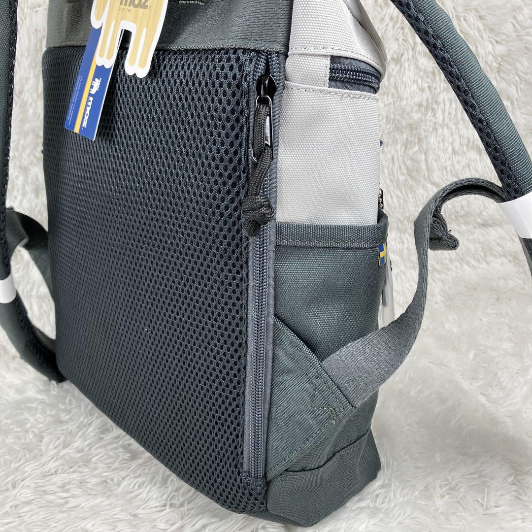 新品未使用　モズ　ミニ　リュック　ZZEI-04 グレー×ネイビー　s132