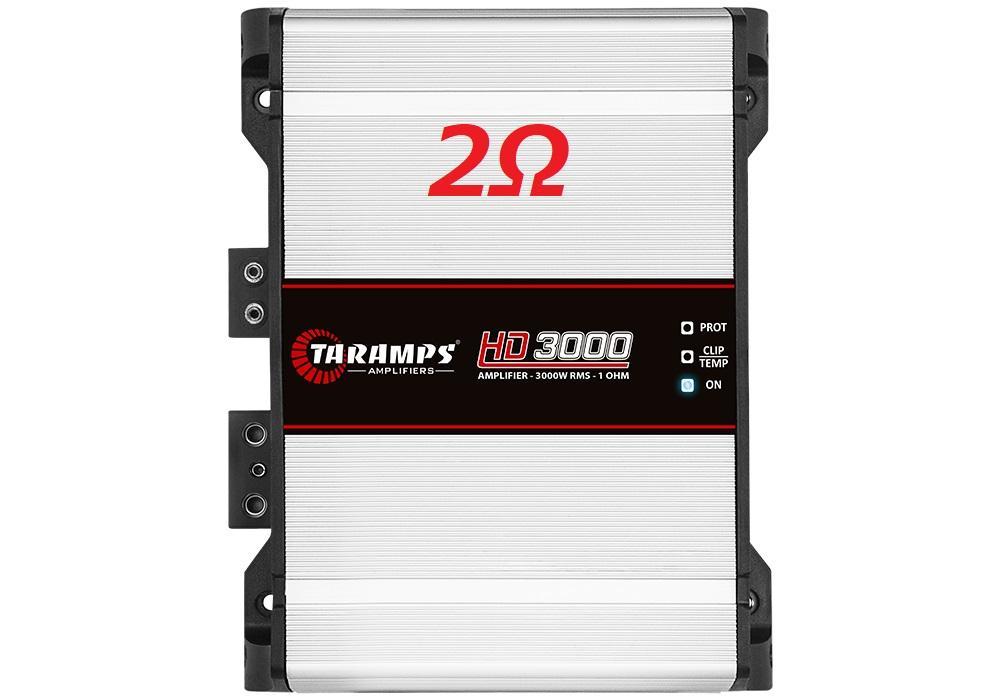 Taramps 3000TRIO 4Ω 1チャンネル アンプ 2 WAY 3000W | カー