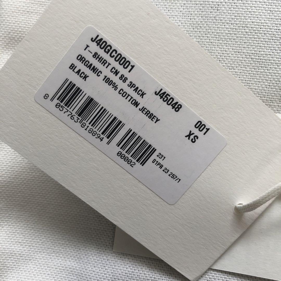 新品 jil sander Tシャツ 国内正規品 ブラック 黒