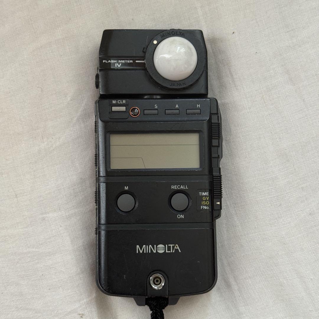ミノルタ FLASHMETER Ⅳ minolta flashmeter Ⅳ露出計 ミノルタ フラッシュメーター4