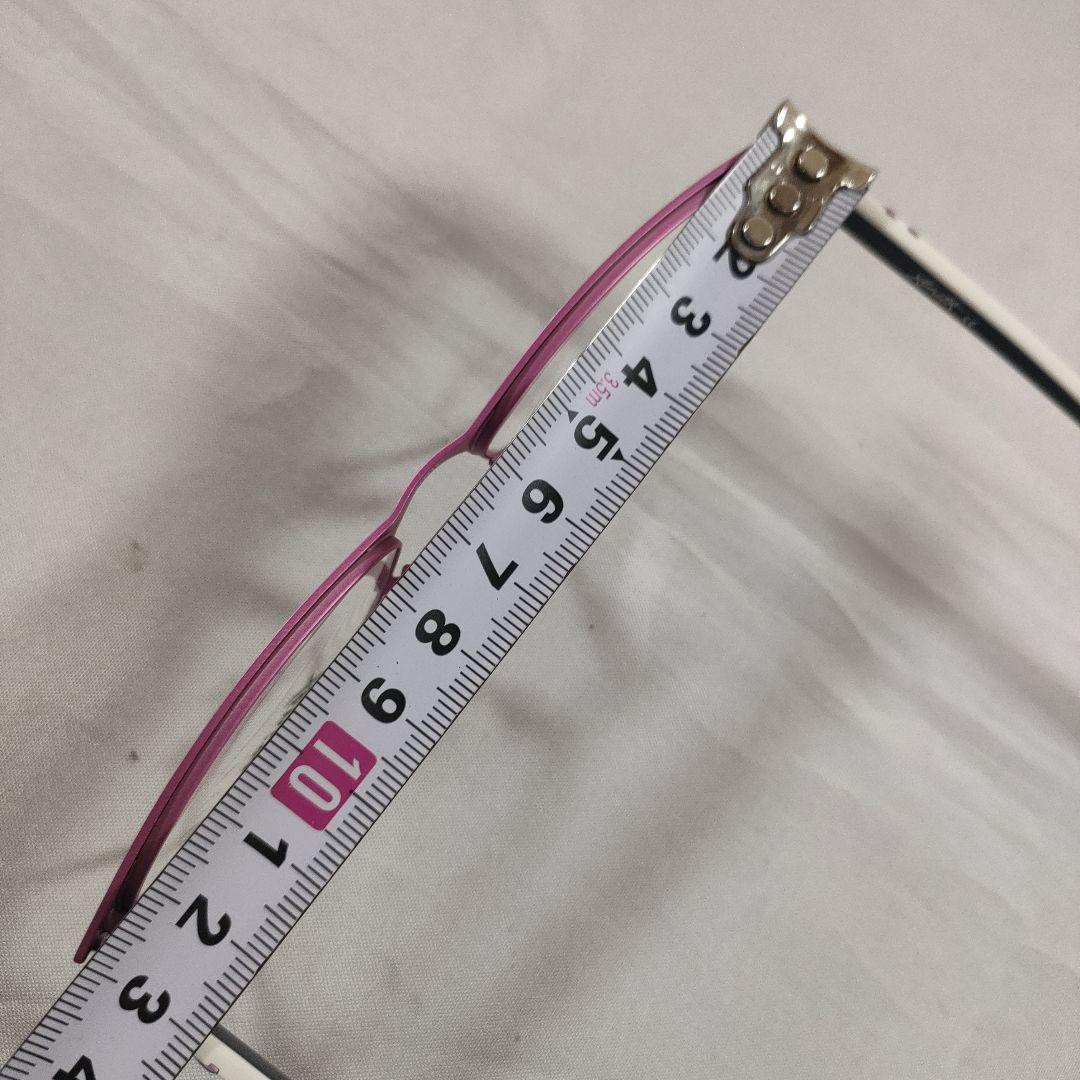 235 超美品 XenitK メガネ X6026 ピンク/ブラック 度無し 235 超美品 XenitK メガネ X6026 ピンク/ブラック 度無し