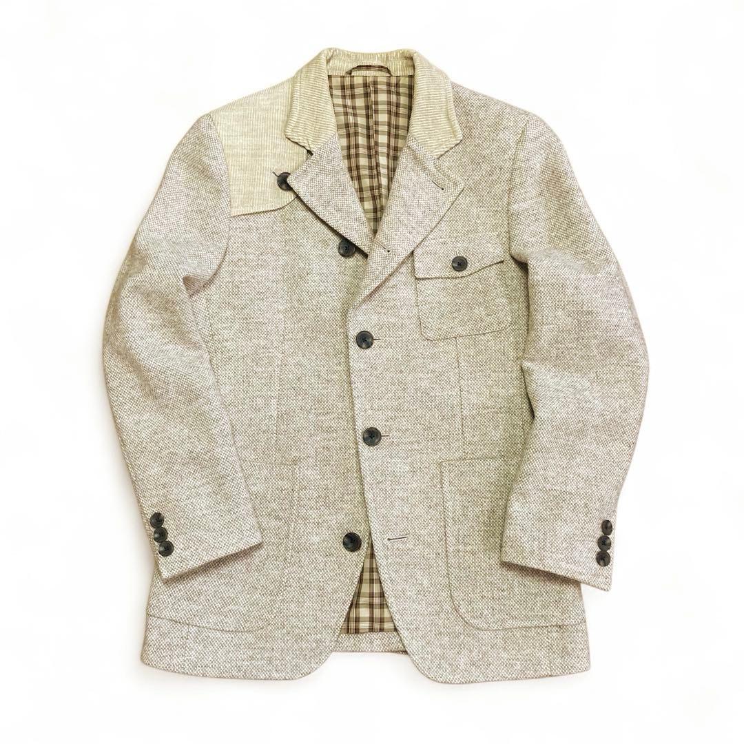 【新品級】コムサ メン COMME CA MEN アンコンジャケット 4B段返し 【新品級】コムサ メン COMME CA MEN アンコンジャケット 4B段返し