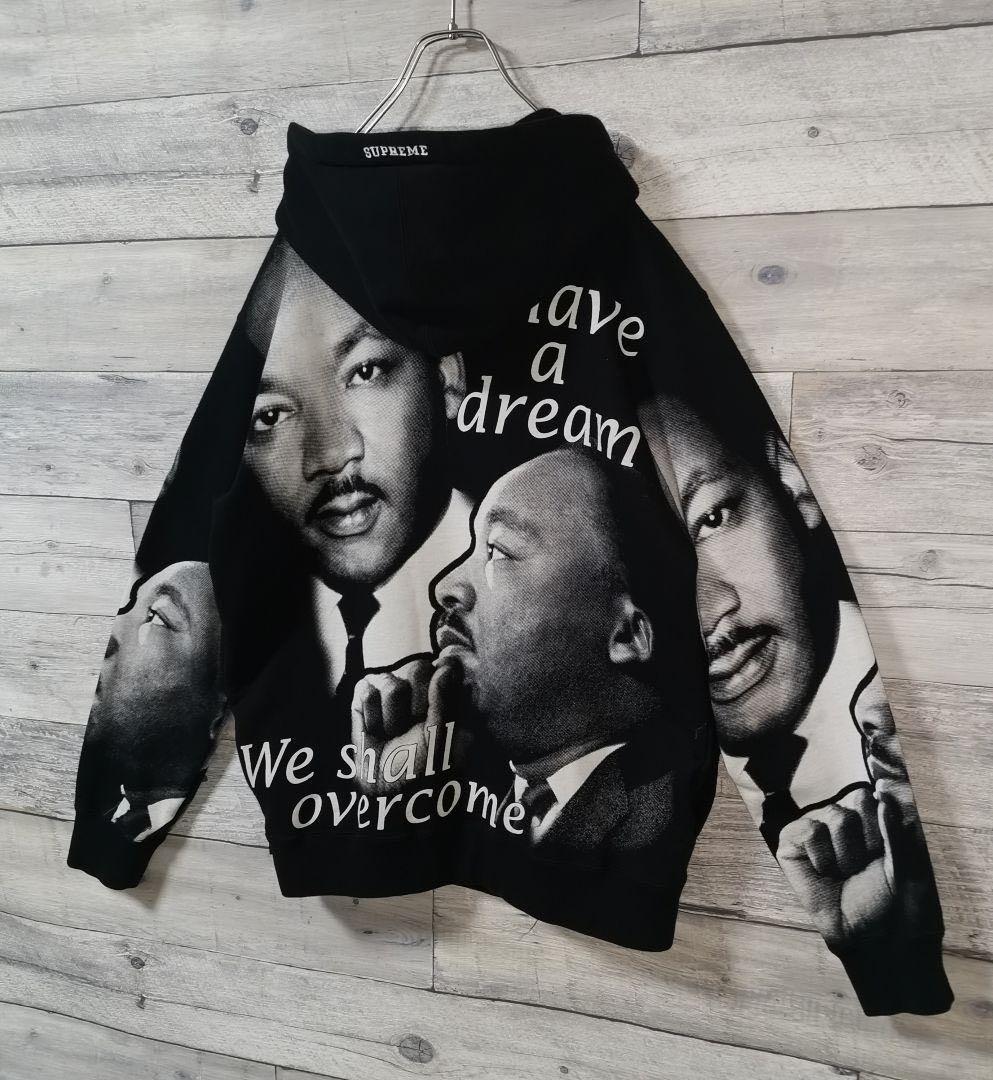 SUPREME★マーチンルーサーキングパーカー★MLK Hoodie Supreme MLK hooded sweatshirt - RED. Spring 2018 | Depop