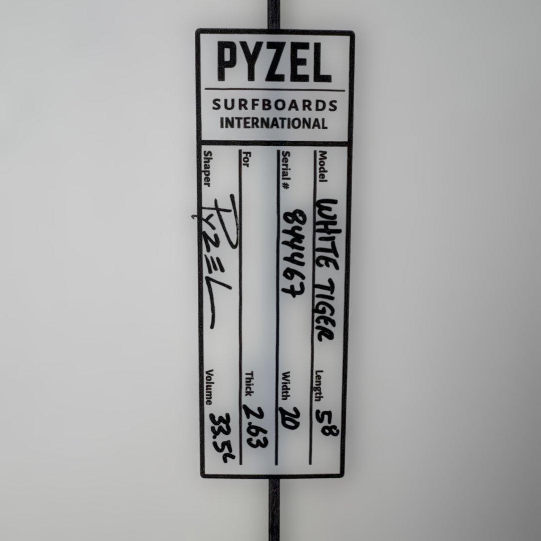 PYZEL ホワイトタイガー ショートボード 小波でハイパフォーマンスとハイスピードのWhite tiger 2023NEW