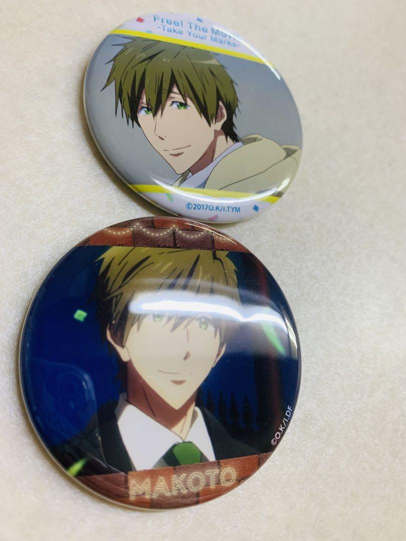 Free! ハイスピ 橘真琴 缶バッジ