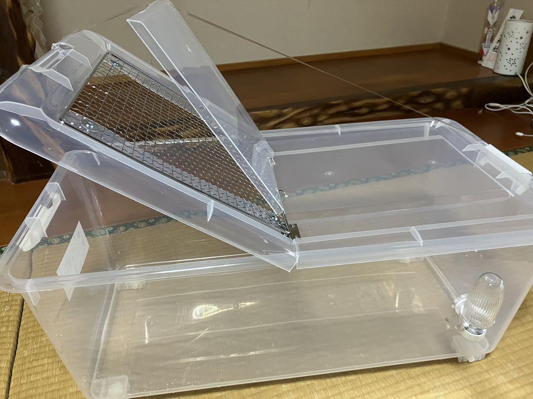 広い快適なハムスターケージ【手作り】給水ボトル付①
