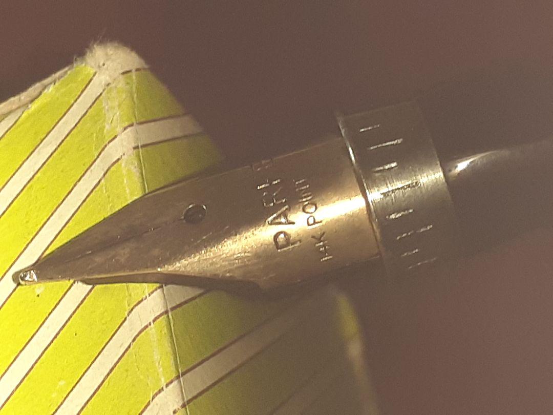 へ*可様 Parker 万年筆セット シルバー メッシュデザイン