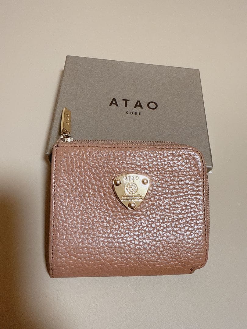ATAOミニ財布milimo（ミリモ）ケリー　アーモンド