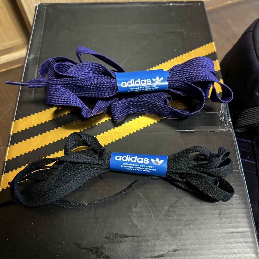 値下げしました。 adidas promodel adv kader黒/紫