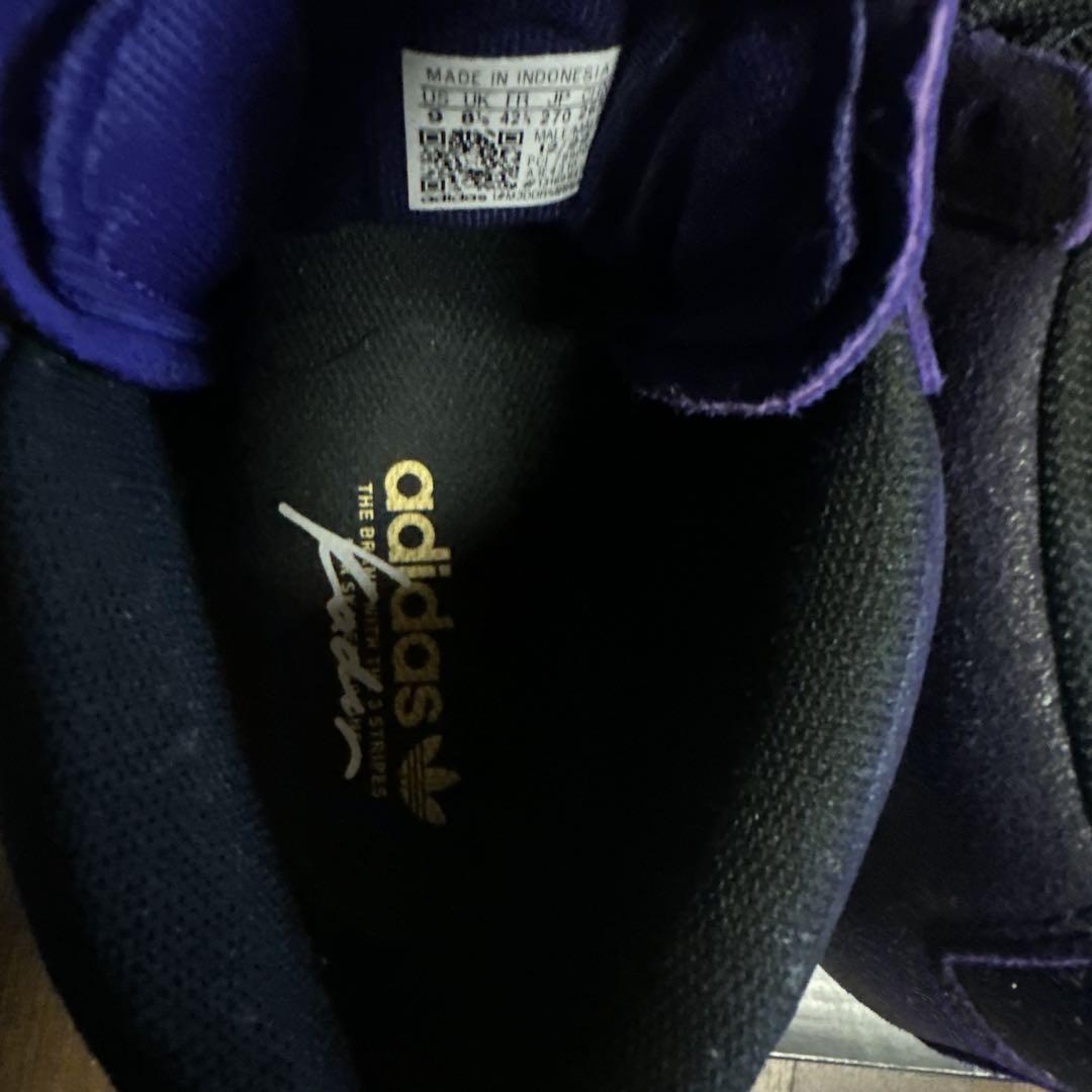 値下げしました。 adidas promodel adv kader黒/紫