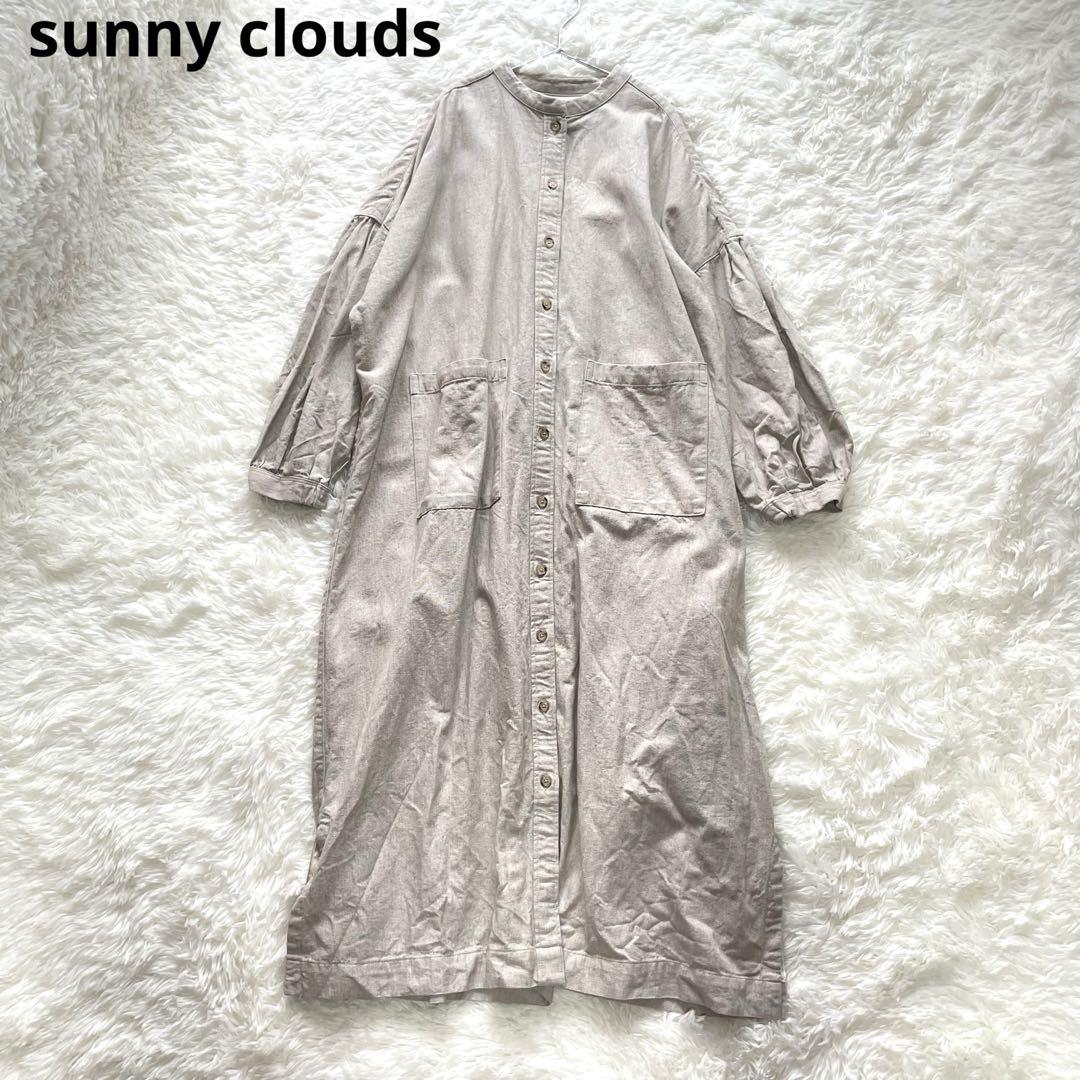 sunny clouds サニークラウズ シャツ ワンピース リネンコットン