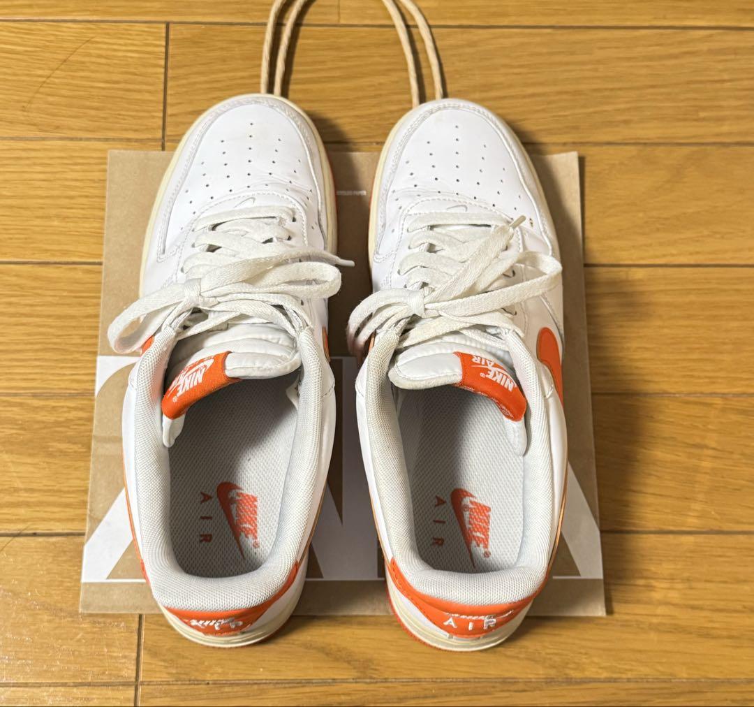 Nike Air Force 1 ホワイト/オレンジ