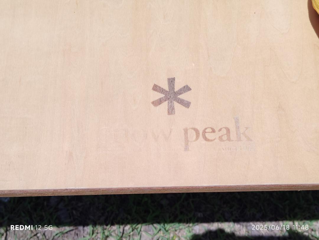 人気！スノーピーク(snow peak) ワンアクションテーブル(中古)