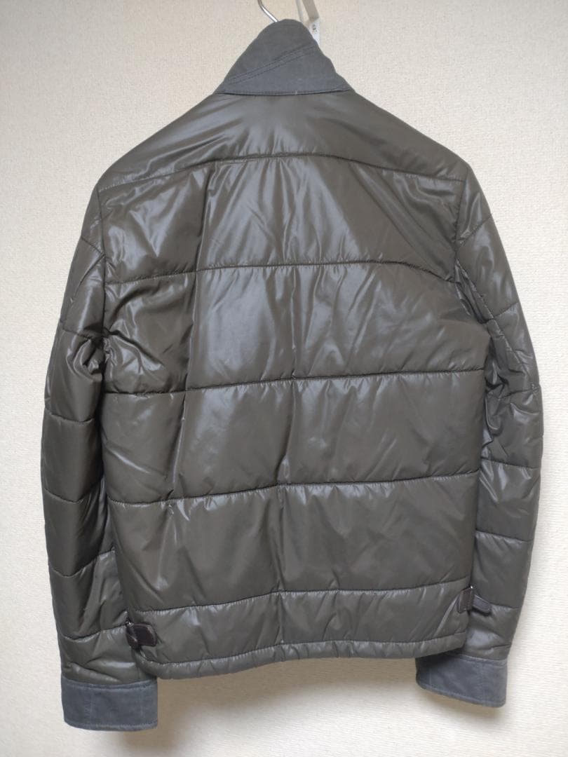ドルガバ 【セール】キルティング ジャケット 44 ダークグリーン メンズ