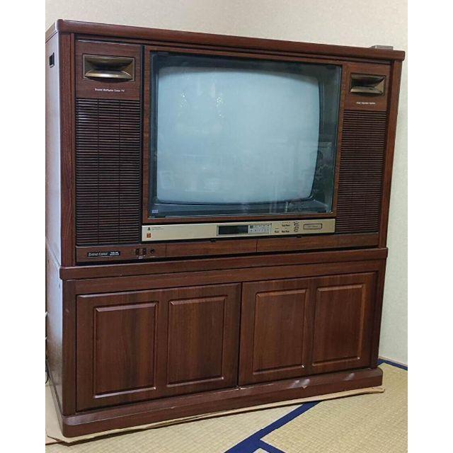 【希少✨】ナショナル ブラウン管テレビ　リモコン付き