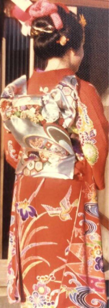 振袖 袋帯 長襦袢 セット 紅型