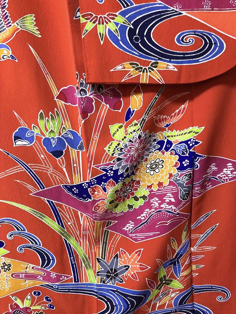 振袖 袋帯 長襦袢 セット 紅型