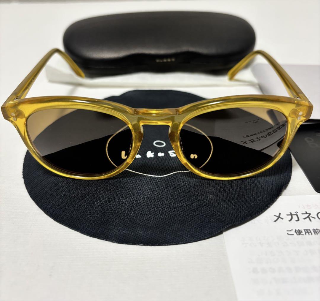 白山眼鏡店 MAYFAIR Model らん甲 イエロー メイフェア 売り切り 白山眼鏡店 メイフェア らん甲(イエロー) 新品 - メルカリ