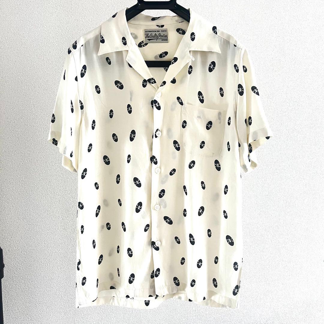 WACKOMARIA オープン シャツ スモールレコード柄M WACKOMARIA WWW_HOMU-JOURNEY_COM