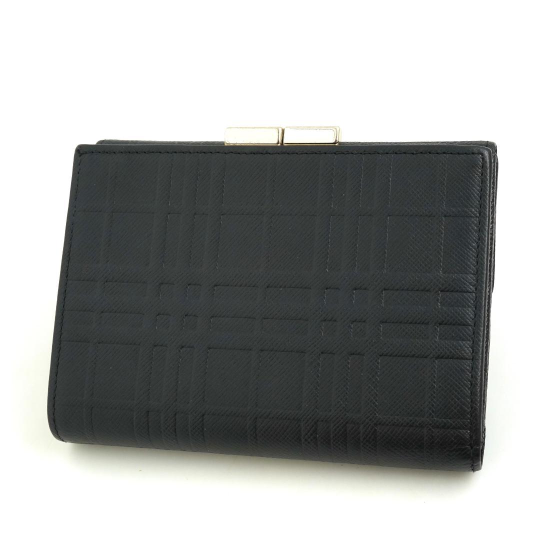 ✨新品未使用✨　BURBERRY ミニ財布　エンボス　ノバチェック　がま口 ✨新品未使用✨ BURBERRY ミニ財布 エンボス ノバチェック