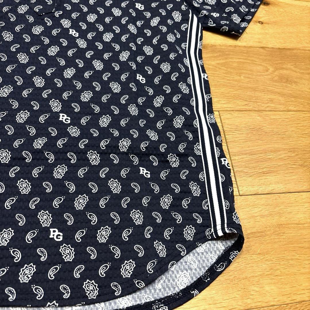 PEARLY GATES☆オシャレなペイズリー柄シアサッカー総柄ゴルフ