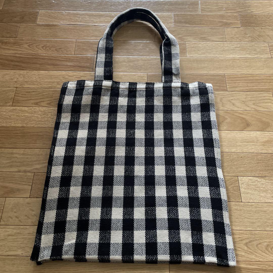 MARNI MARKET チェック柄バッグ　保存袋有 MARNI MARKET POCKET BAG チェック柄ブラック - メルカリ