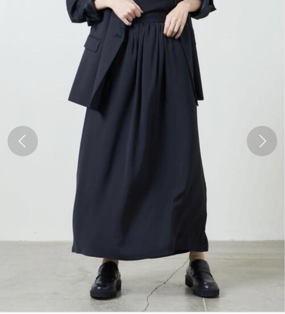 MARW UNITED ARROWS ギャザー スカート ブラック36