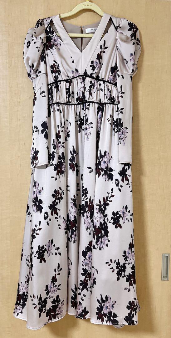 Herlipto Muse Floral Cut-Out Dress ワンピース