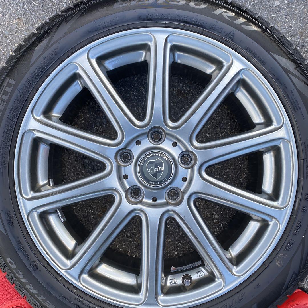 ピレリスタッドレスセット2022年製215/50R17レヴォーグ等