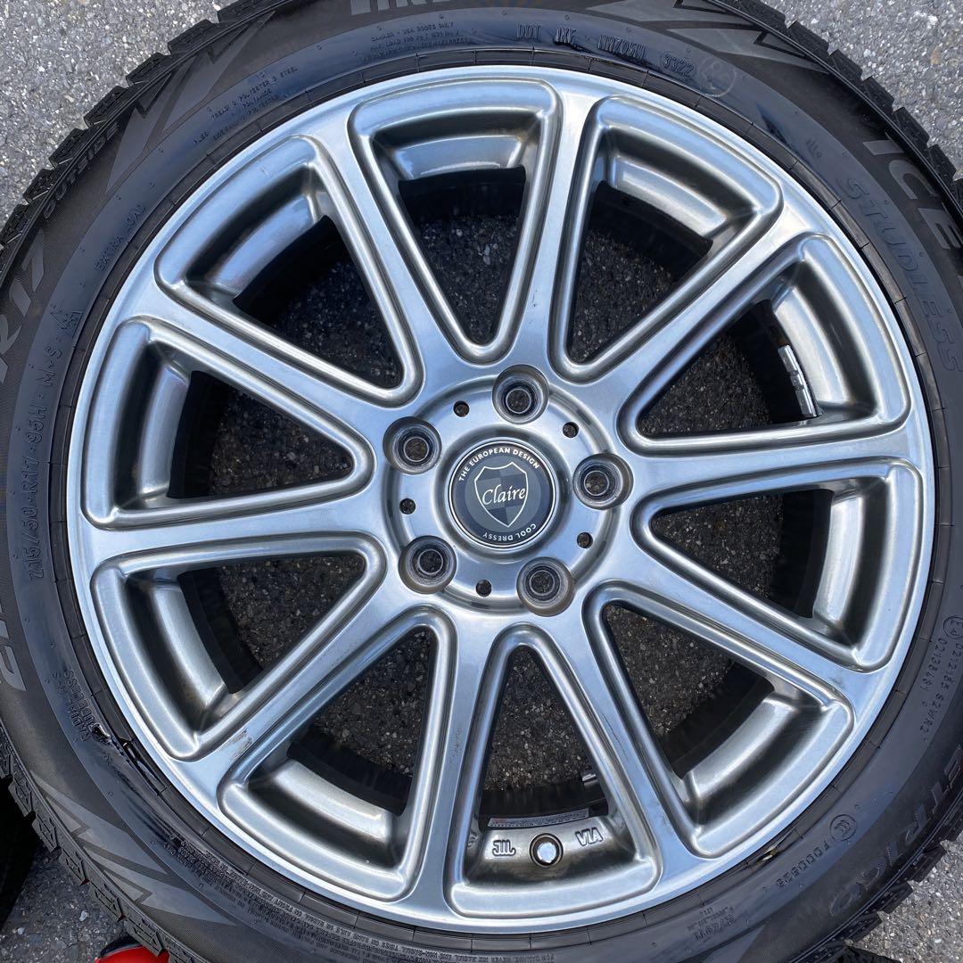ピレリスタッドレスセット2022年製215/50R17レヴォーグ等