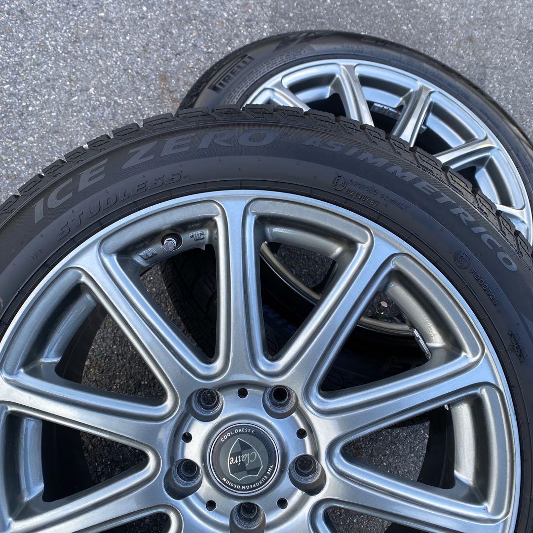 ピレリスタッドレスセット2022年製215/50R17レヴォーグ等
