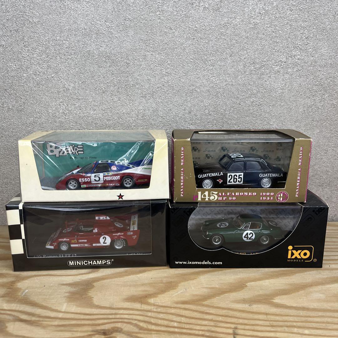 ミニカー4台セット Peugeot 905 Alfa Romeo 33