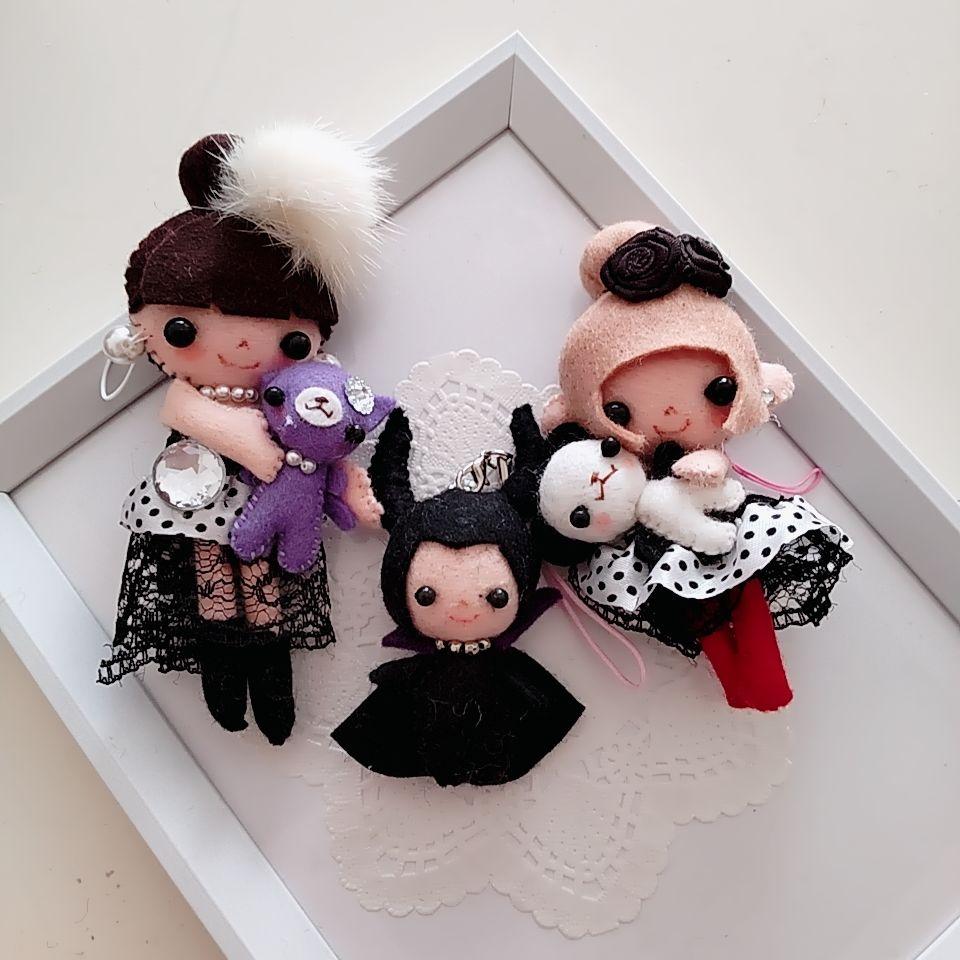デビルさま専用♡ハンドメイド♡ドール♡フェルト GZPv5-m92047550464 最安値好評