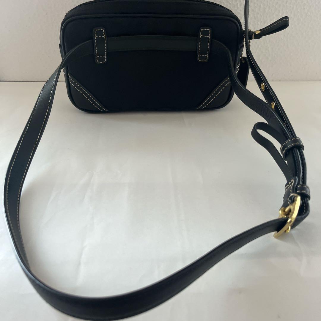 COACH 黒 ボディバッグ ウエストポーチ 保存袋 ロゴチャーム ユニセックス