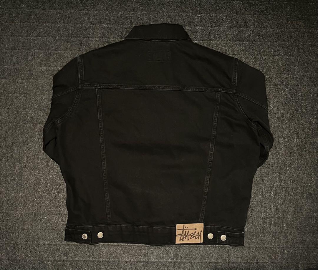 Stussy ブラック デニムジャケット