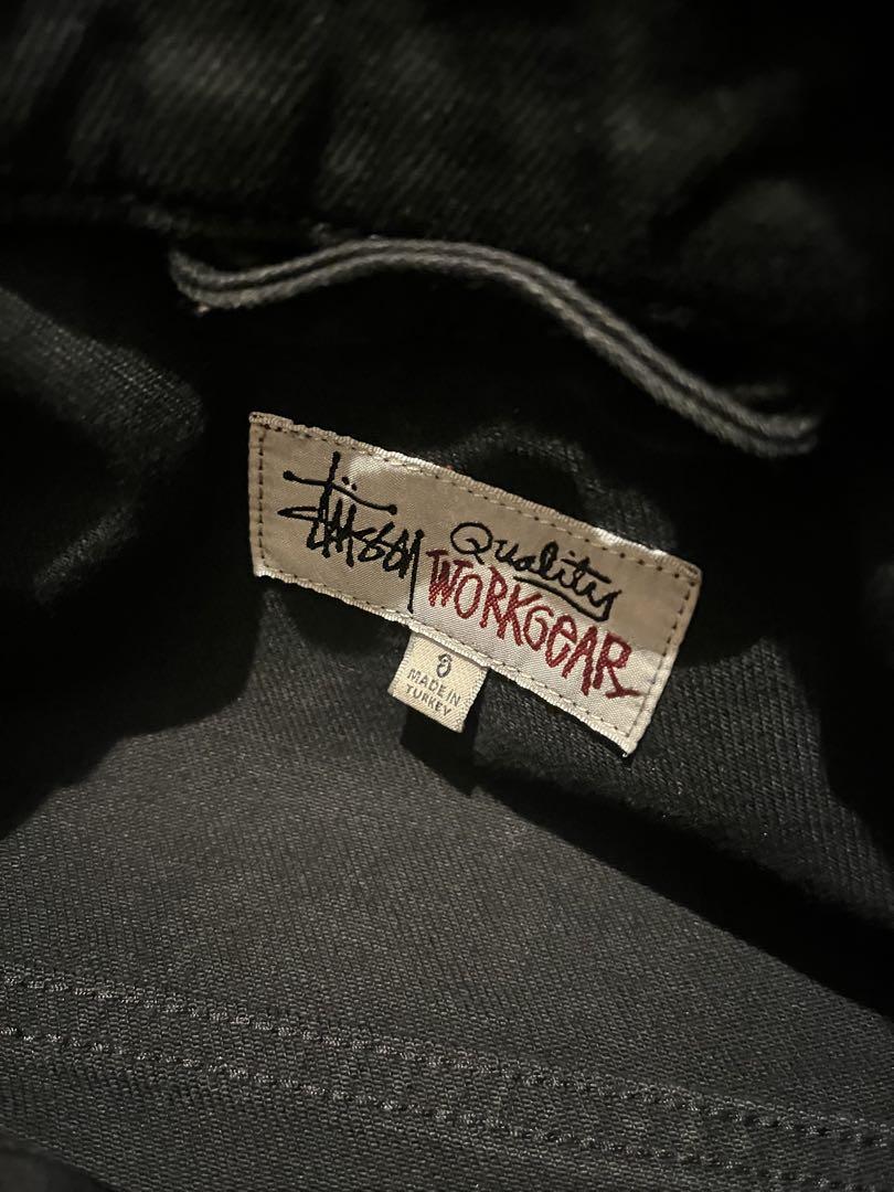 Stussy ブラック デニムジャケット