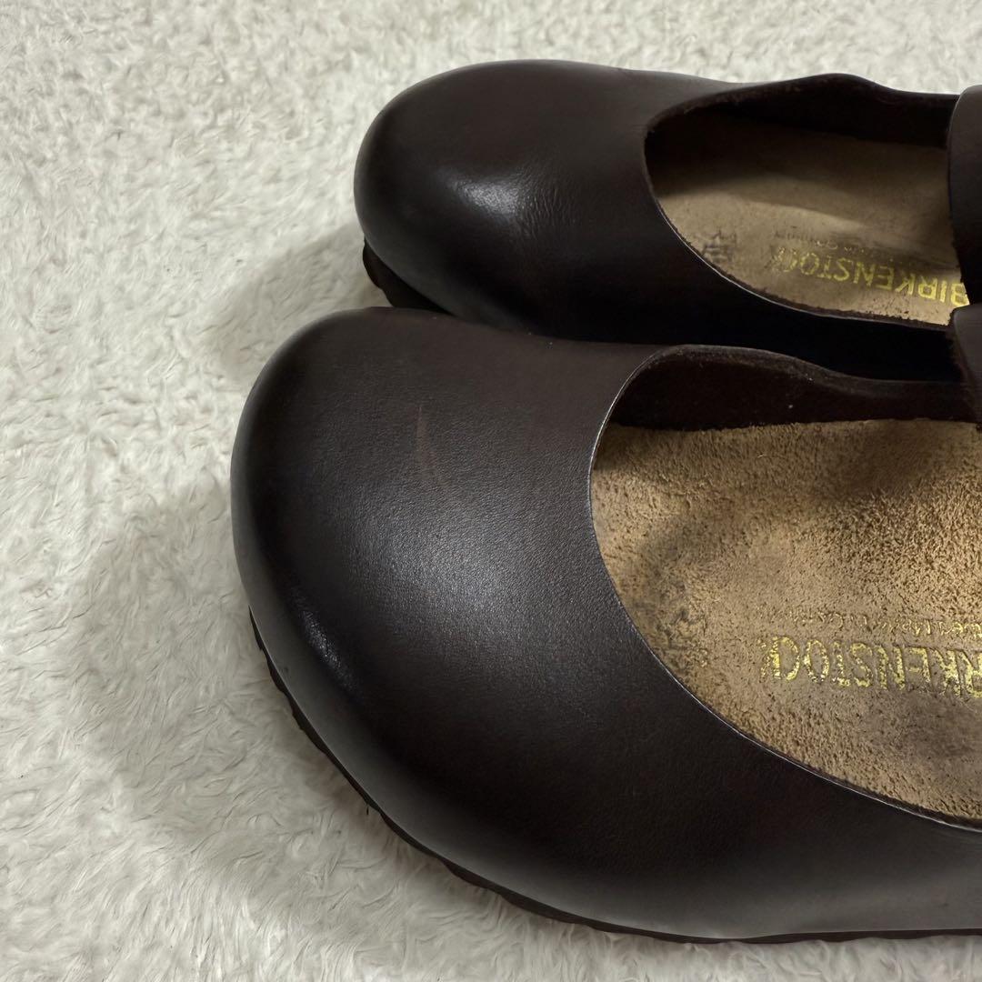 入荷なう BIRKENSTOCK マントバ 37 24.0 ダークブラウン メリージェーン 靴