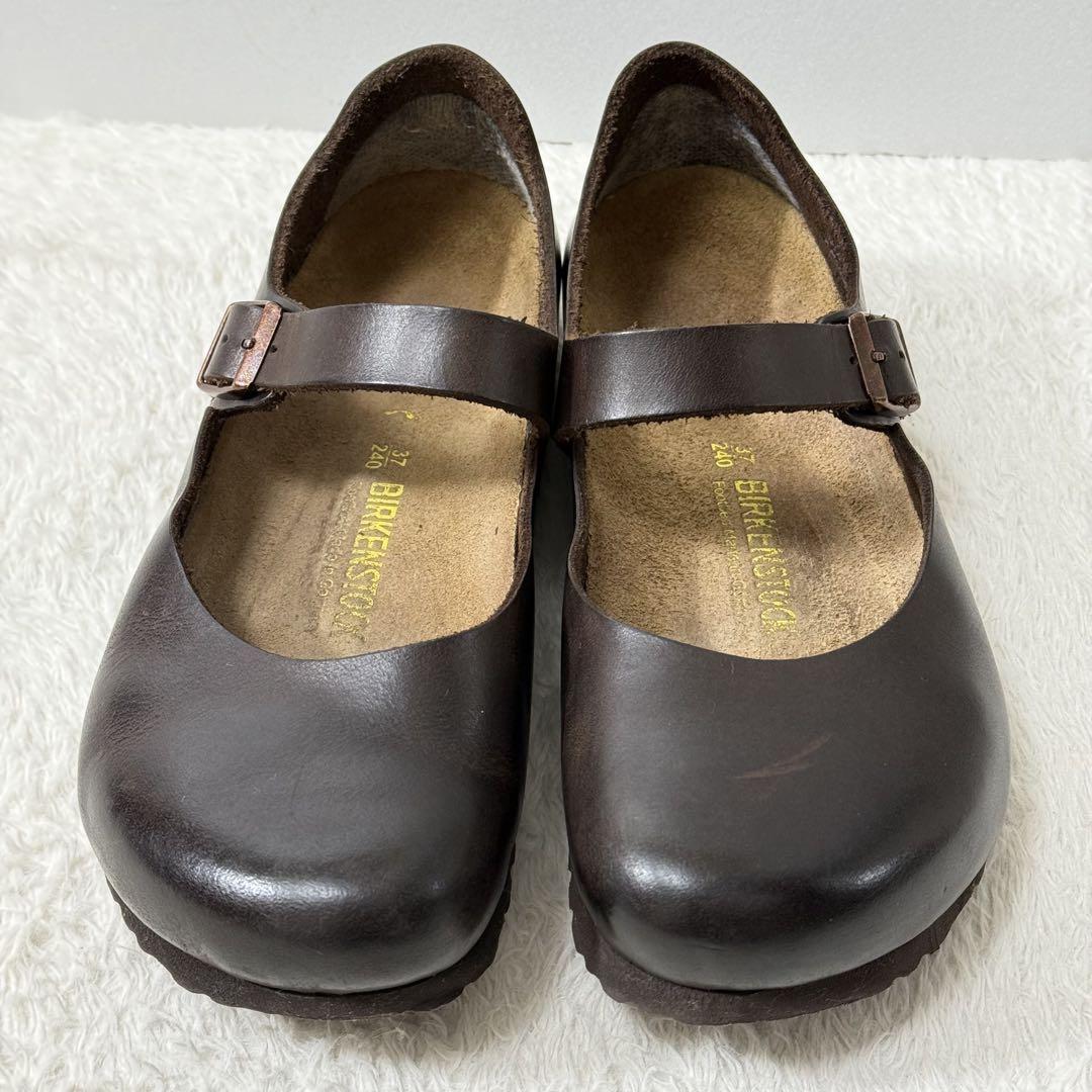 【激安アウトレット!】 BIRKENSTOCK マントバ メリージェーン ダークブラウン 24.0 37 靴