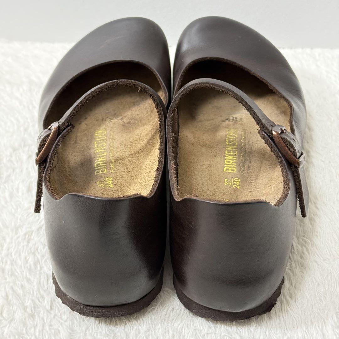 BIRKENSTOCK マントバ 37 24.0 ダークブラウン メリージェーン