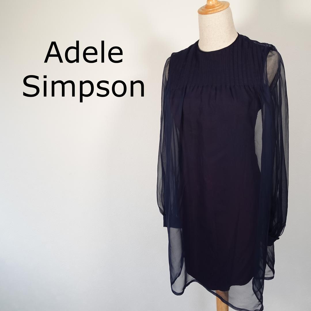 【希少】Adele Simpson ドレス レースワンピース アンティーク