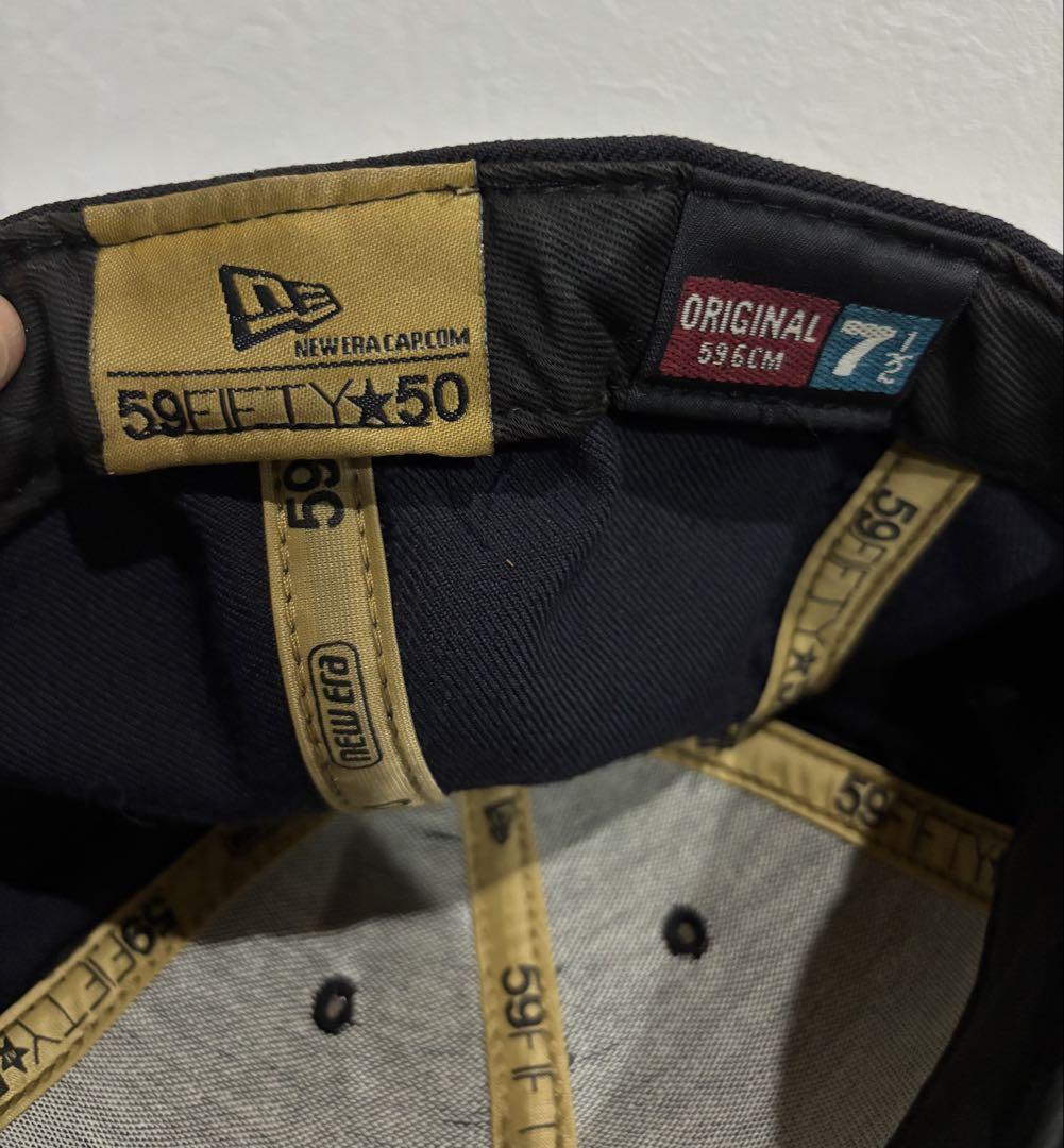 希少90s USA製　サブウェア　ベースボールキャップ　ネイビー　裏原