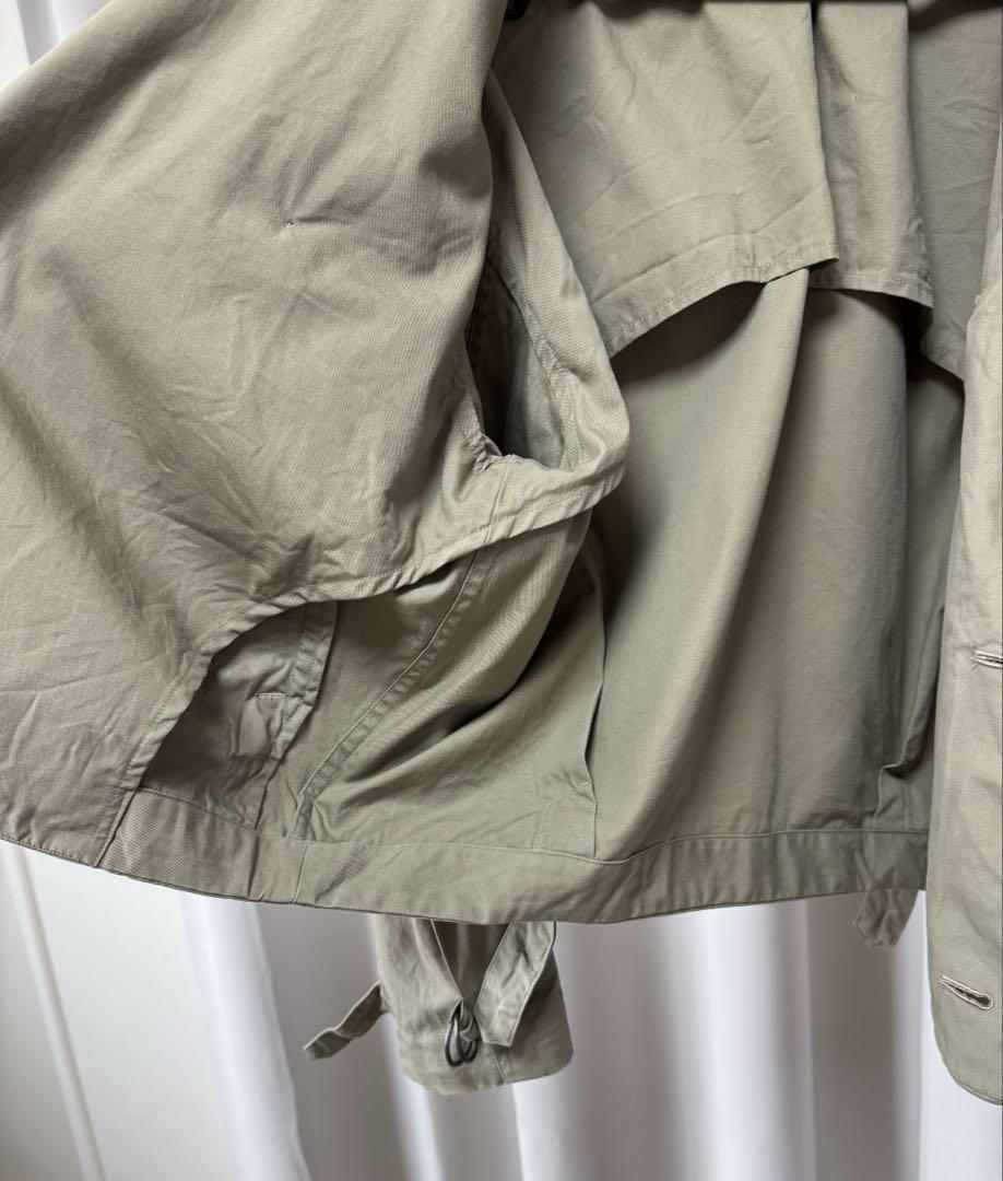 ISSEY MIYAKE 80s ノーカラー コットン ジャケット 美品