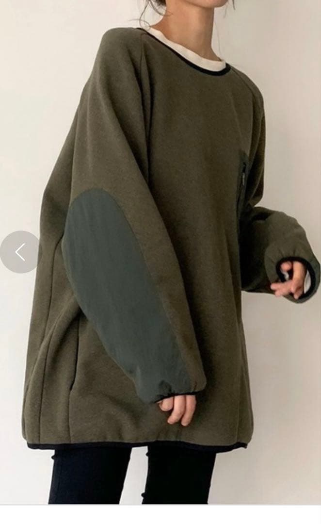 RED CHOP WORKS フリース胸ポケットトレーナー SIZE CANAL JEAN