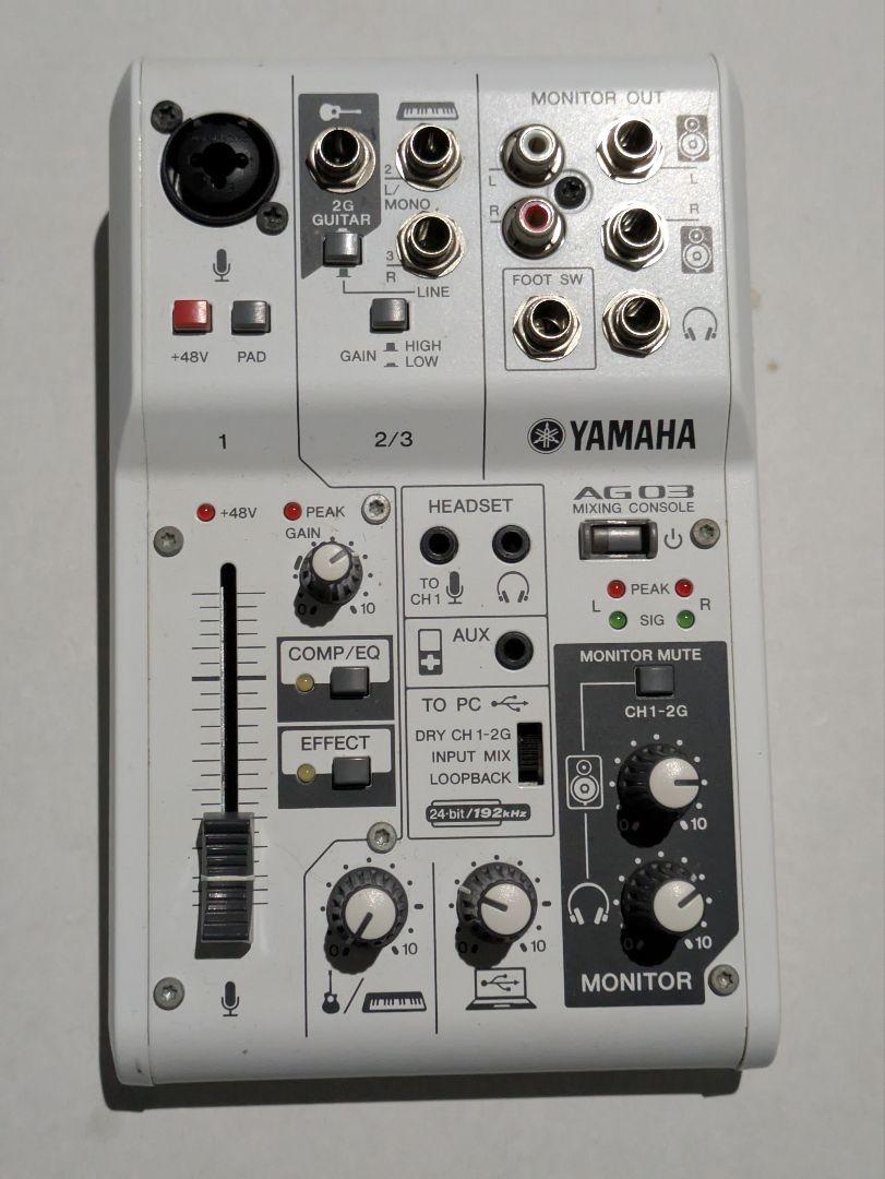 Yamaha AG03 ミキサー