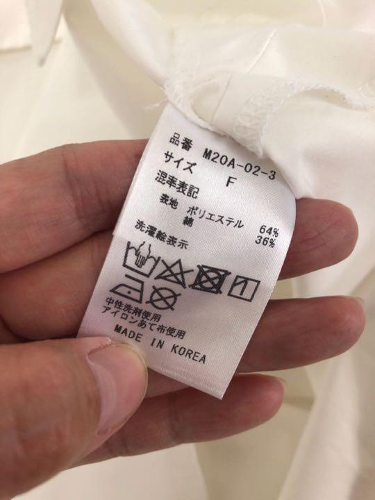 NEW新品 美品 F マチャット h703 9xOlj-m92056648710 MACHATT スクエアカラーブラウス 豊富な即納